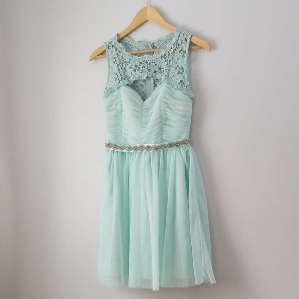 Sequin pagent formal rhinestone dress 5